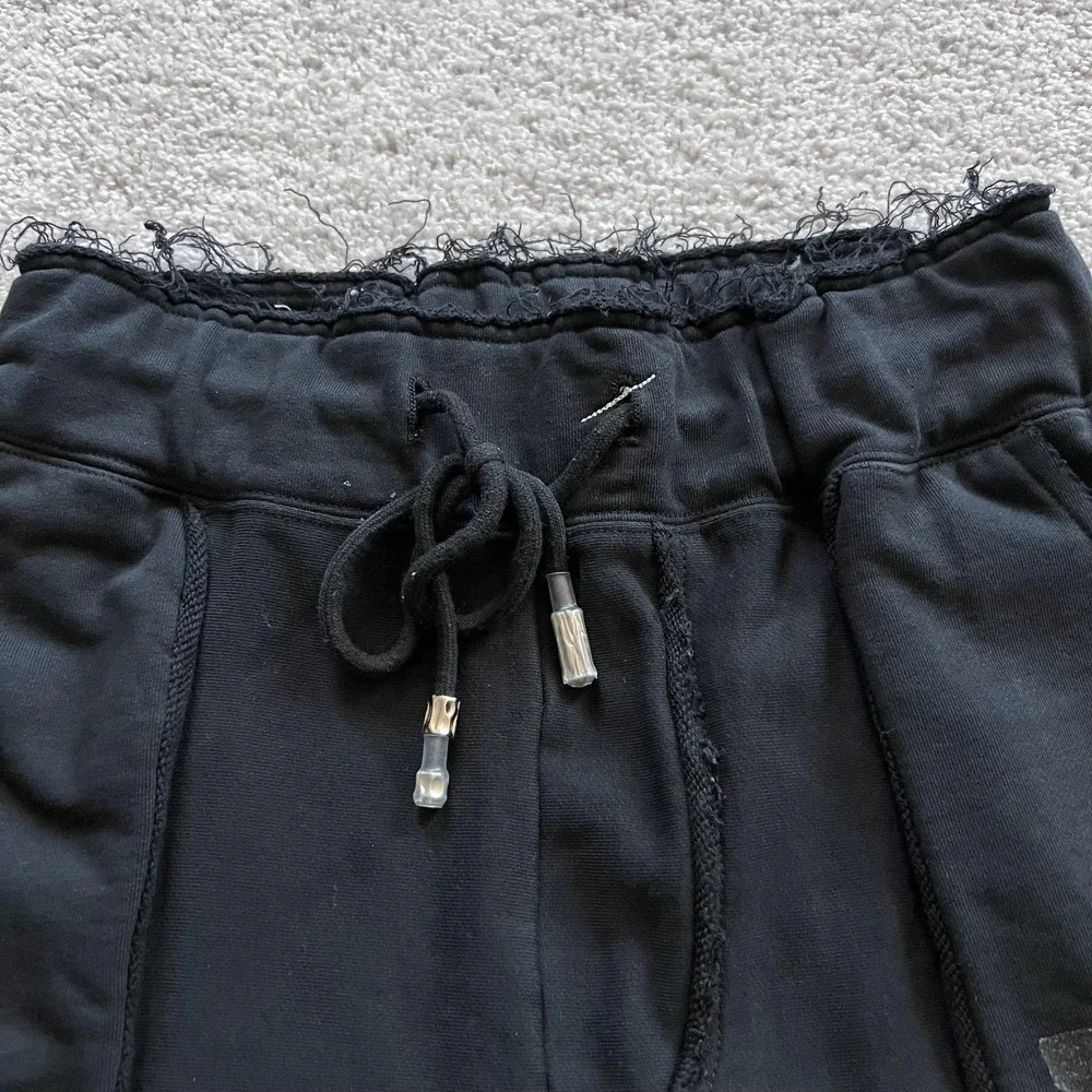 ADER ERROR Duct Tape Sweatpants Size A1 Mens Black Bottoms Drawstring Pull On